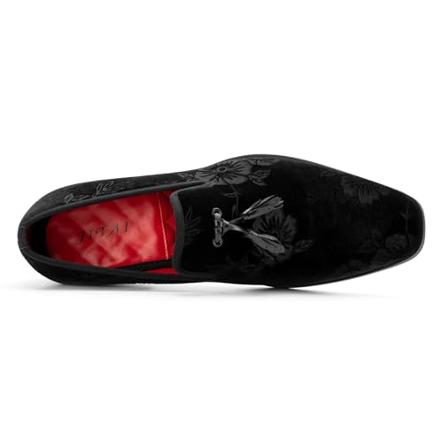Image of JITAI Men's Fashion Loafers Wedding Shoes Loafers for Men Party Shoes