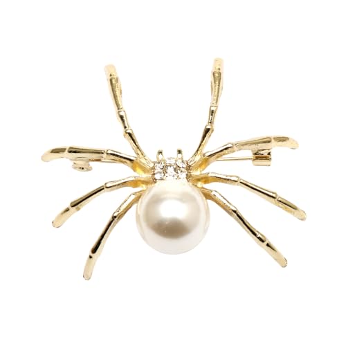Image of women's animal brooch, rhinestone pearl cubic zirconia high-end temperament animal insect brooch clothing paired with jackets, pins, brooches suitable for women and girls