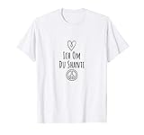 Fröhliche Begrüßung Yoga Geschenk om Shanti