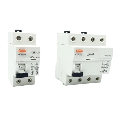 Disjoncteur différentiel 16A 4P RCCB Nisza pour tableau électrique triphasé