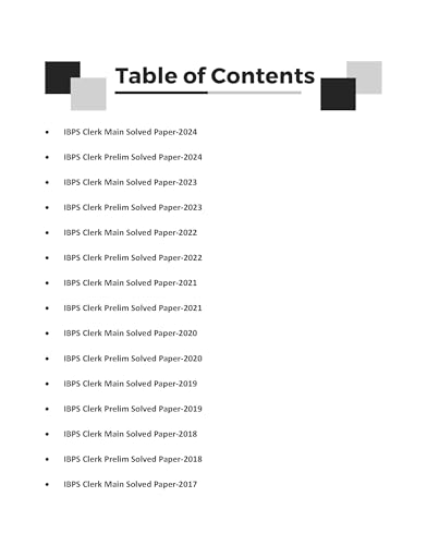 Image of 24 Year-wise IBPS Clerk Preliminary & Main Exams Previous Year Solved Papers (2024 - 2011) 7th Edition