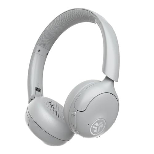 JLab Go Lux ANC Cuffie Wireless On Ear Cancellazione Rumore, Bianco