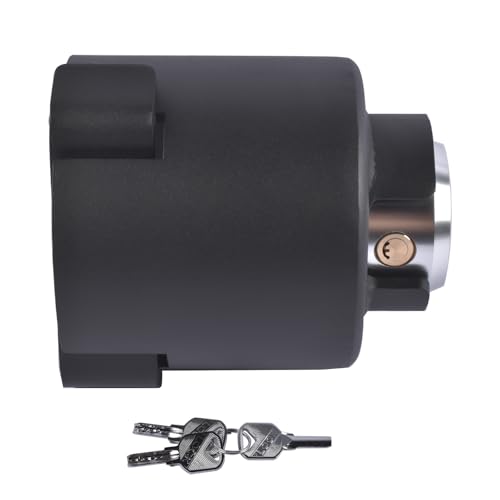 Image of 2178 Trailer Lock | Fits 2-Inch Trailer Couplers | Anti-Theft,Travel RV, Pop-Up Camper, Boat, Truck, Motorcycle, ATV, UTV, Flatbed, Cargo, Dump, Utility Trailer Tongue Lock Secure Design