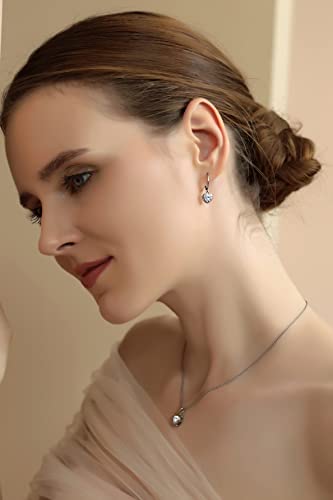 B. BRILLIANT Sterling Silver Heart Bezel-Set Necklace & Dangle Leverback Earrings Set Made with AAA Cubic Zirconia3