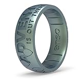Enso Rings Disney Pixar Collection - Classic Etched Silicone Rings - Comfortable and Flexible Design - Adventure - Ash - 8