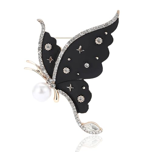 Image of Insect Animal Brooch Pin for Women Rhinestone Lapel Pins Vintage Brooches for Costume Accessories