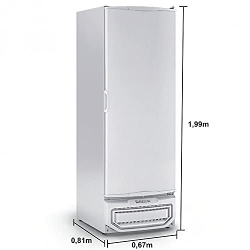 Freezer Vertical 575 Litros com 4 Grades Gelopar Branco