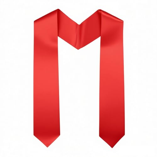 Image of Graduation Stole Honor Stole Plain Sash 60 inch Long for Graduation Ceremony and Graduation Photos