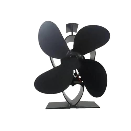 Junterone Ventilador accionado por calor, termoventilador no eléctrico, ventilador de chimenea, ventilador de circulación de aire caliente, ventilador térmico silencioso