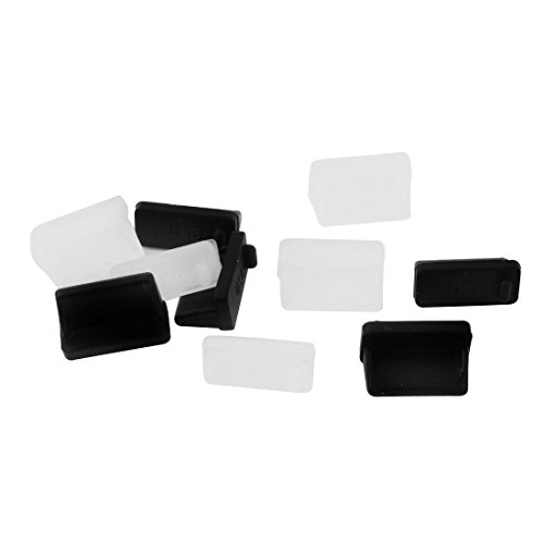 Protector anti-polvo USB duradero de sourcing map para acoplamiento hembra, 10 piezas negras