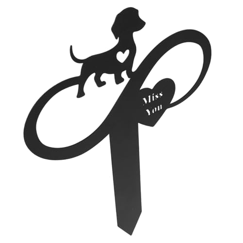 HAPINARY Plaque Commémorative pour Animaux De Compagnie Plaque Commémorative Piquet Panneau Commémoratif pour Animaux De Compagnie Piquet pour Chien Commémoratif Décorations De