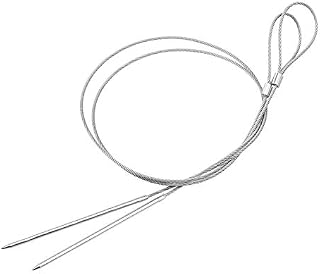 Westmark Zestaw elastycznych szpikulców do grilla, 2-częściowy, długość: 74 cm, stal nierdzewna, Twister, srebrny, 12632270