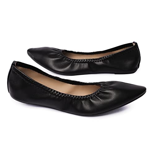 Image of Women's Ballet Flat Slip On Flats - Classic Casual Dress Shoes, Foldable Portable Travel Ballet Walking Shoes