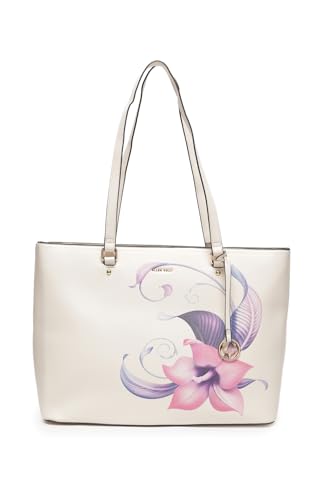 Women Cream Formal Handbag
