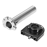 Mtsooning Black Quick Twist Throttle Tube, Motorcycle 7/8' CNC Twist Grips, Aluminum Throttle...