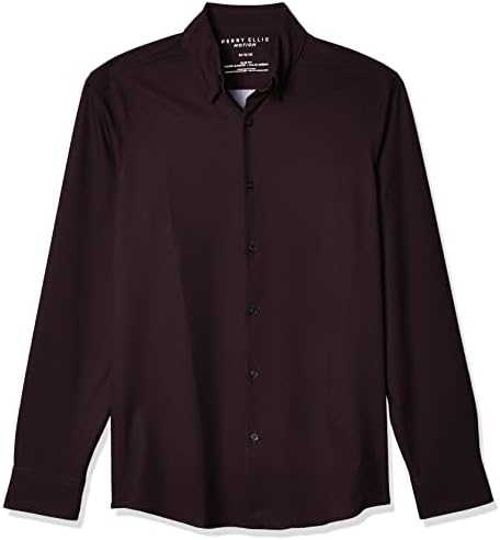 perry ellis motion dress shirt Slim Fit Micro Floral Motion Dress Shirt (Men)