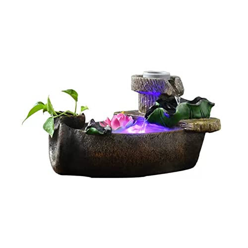 Fontaine de cascade humidificateur contre l'air sec du bureau