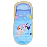 Offizielles Bluey My First ReadyBed Kinder-Luftbett und Schlafsack in einem, aufblasbare Kindermatratze mit Tasche und Pumpe
