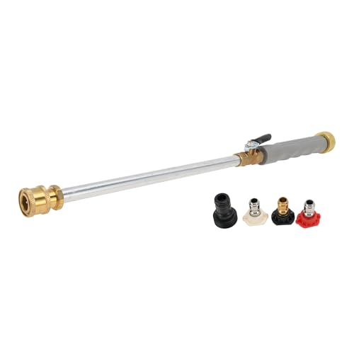 TUCKBOLD Hochleistungs Wasserschlauch Düse Hochdruck Auto Garten Schlauch Düse Verstellbarer Hand Sprüher Für Gartenarbeit Fahrzeug Outdoor Reiniger Aluminium Legierung Kupfer TPR Grau