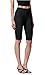 Hybrid & Company Womens Super Stretch Causal Pull On Millennium Twill Bermuda Shorts KB44972X Black 3X