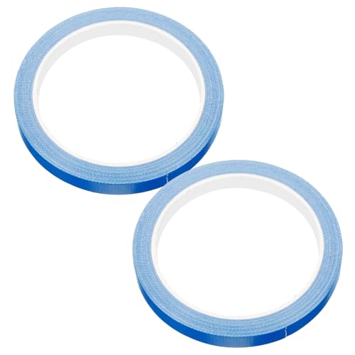 MUELODSIC 2 Rollos Protector de Marco para Raqueta de Tenis de Mesa Cinta Adhesiva Azul Resistente UV para Borde de Palas Compatible con Pickleball Protección Antigolpes y Durabilidad