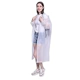 YZDKR Chubasquero Largo Impermeable 3 En 1 For Adultos, Chaqueta para Senderismo al Aire Libre, Viajes, Pesca y esc(White2)
