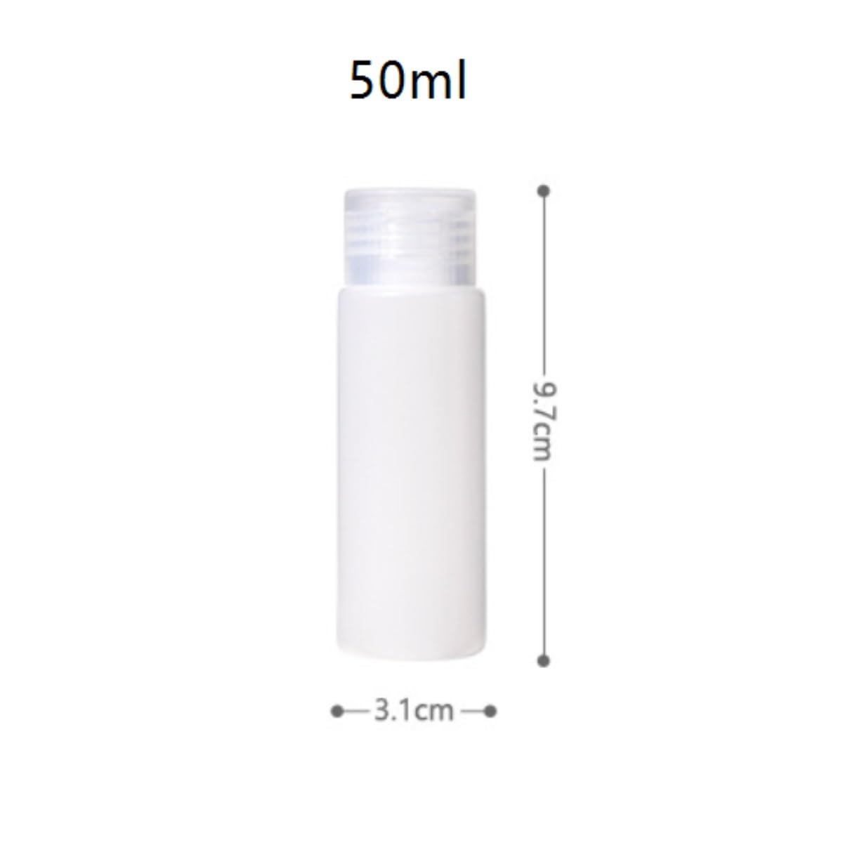 Bouteilles Presser Distributeur De Voyage Portable, Bouteille À Presser Lotion, Tuyau, Bouchon Rabattable, Paquet 6 Vaisselle