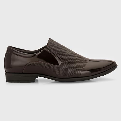 Image of Centrino Mens Slip-on Shoes | Slip On Cushioned Insole Formal Shoe |Premium Craftsmanship & Durable Build |Classic, Timeless Durable Formal Shoes with a Smart and Sleek Upper, Crafted Material (9754)