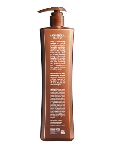 Image of Brazilian Blowout Deep Conditioning Masque, Repair, Hydrate & Smoothe 24 oz