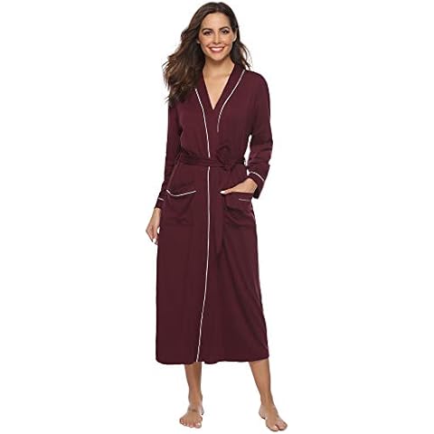 Hyppry Women's Cotton Lightweight Dressing Gown Cover
