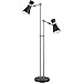 Z-Lite 728FL-MB-BN Soriano - 2 Light Floor Lamp in Period Inspired Style - 27.75 Inches Wide by 56.5 Inches High,