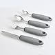 KIKIGOAL Extra breite Griffe, griffiges Besteck-Set mit 4 Behinderungshilfen, grobe Griffe, Corfort-Griffe, ideal für ältere Menschen, Behinderte, Arthritis, Parkinson, Zittern, Betroffene