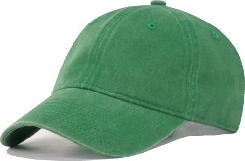 Image of TSSGBL Vintage Cotton Washed Baseball Cap S to XXL Unstructured Low Profile Adjustable Distressed Dad Hat for Men Women
