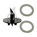 HANGGE Blade Blade Kompatybilny dla Cuisinart Blender Części zamienne pasują do CBT-500, SB5600, CB600, Z 2 uszczelkami uszczelniającymi