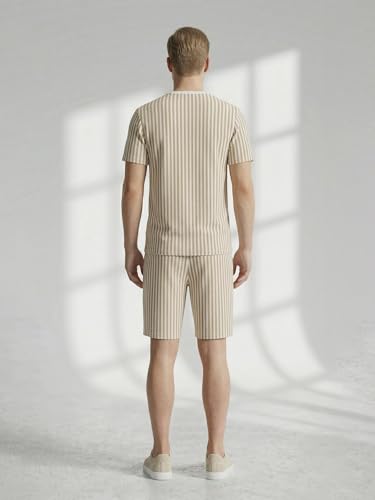 Image of Dollar Men Co-Ord Set | Polyester Shorts + T-Shirt | Regular Fit, Quick Dry & Breathable | Gym, Casual & Sportswear | Pack of 1