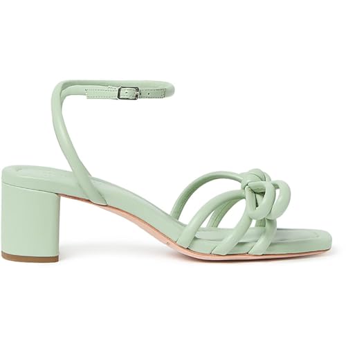 Image of Mikel Mint Bow Mid-Heel Sandal