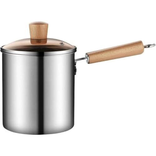 深型パスタ鍋 揚げ物 鍋 パスタポット 3L 小さい ステンレス ih対応 ガラス鍋蓋 オール熱源対応 煮物 湯切り 野菜茹で用カゴ・パスタメジャー付 煮込み料理 スープ用 お手入れ簡単