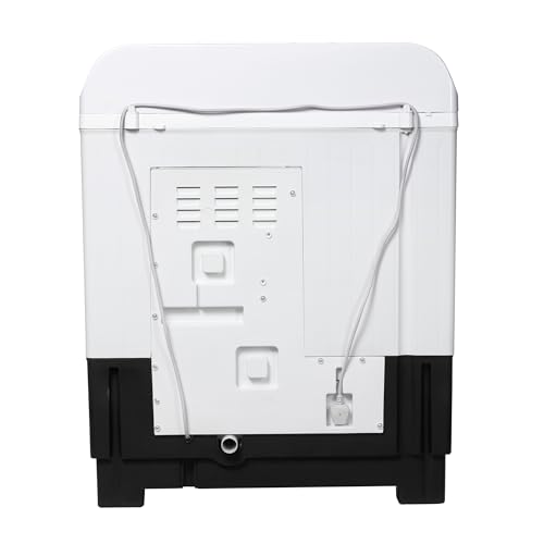 Image of SHARP 9.0 kg, 5 star Semi-Automatic Top Loading Washing Machine with HydroBlast Wash, Quadroniq Pulsator, Wave Dry Ring, 1300 RPM (ES-SD90NB-TS, Steel Grey, Pure Wave+)