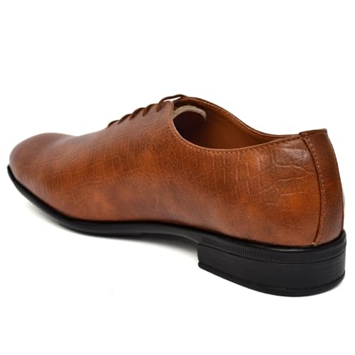 Kingfiele-Mens-Leather-Dress-Shoes-Brown-27-cm