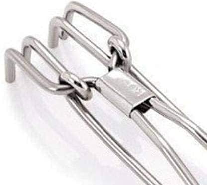 LMR3 Combo of Stainlesss Steel Tongs Chimta, Momo Tong, Pakkad Tool for Kitchen-(Pack of 3) 4