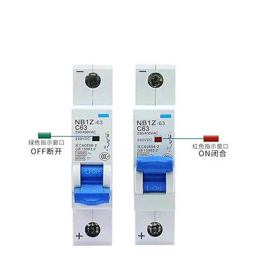 Disjoncteur NB1Z-63 1P 40A pour protection de circuit CC 220V - 2