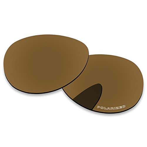 Image of Replacement Lenses for Oakley Feedback OO4079 59mm Sunglass Bronze Gold Polarized