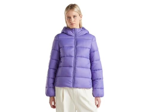 United Colors of Benetton Giubbotto 2NIWDN079 Giacca, Viola, XXS Donna
