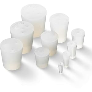 Tuuters 10er Set Silikon Konische Gummistopfen