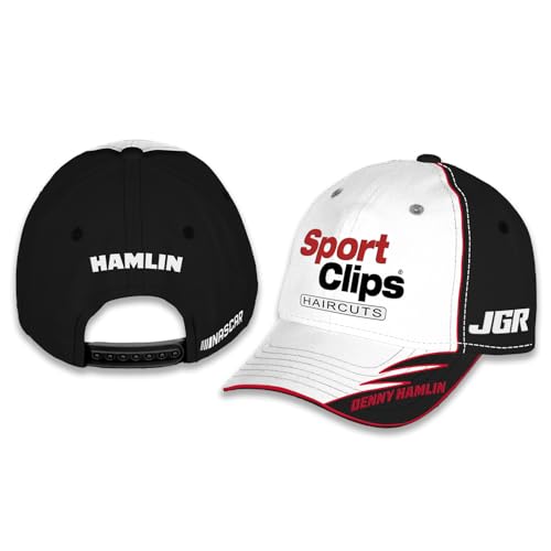 Denny Hamlin #11 NASCAR 2025 Element Snapback White Hat miniatura 1
