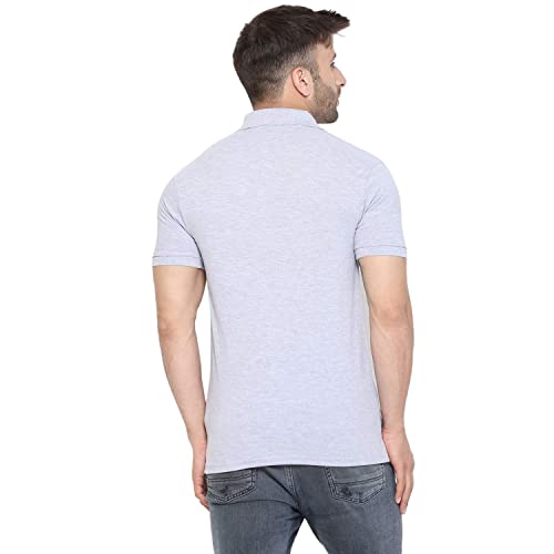 Image of CHKOKKO Men's Cotton Regular Fit Half Sleeves Polo T-Shirt