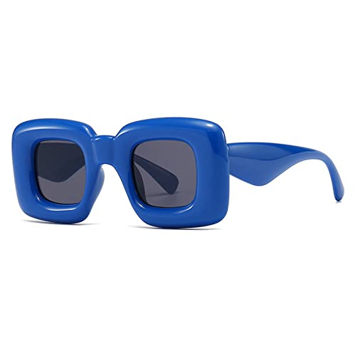 Image of laureles Fashion Cat Eye Y2K Sunglasses Women Vintage Red Yellow Blue Square Sun Glasses Men Punk Shades UV400