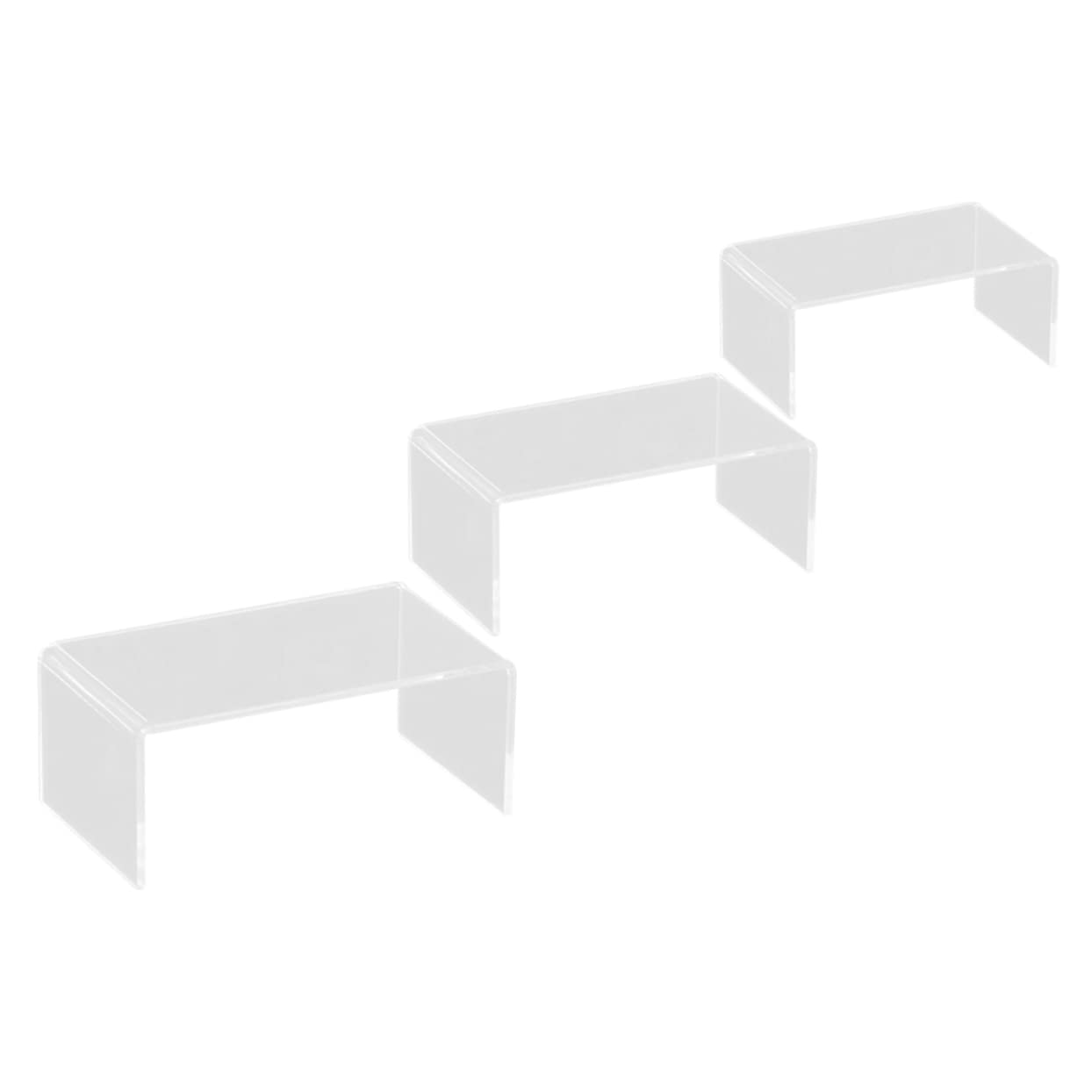 ULDIGI Crylic Display Rack Item Show Stand u Shape Design for Retail Shopping Centers