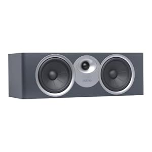 Jamo S7-25C Center Channel Speaker, Blue Fjord – Two 5.5” Woofers + 1” Tweeter – Two-Way Bass Reflex