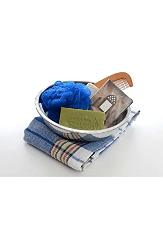 Lot de 3 serviettes de hammam classiques 80x170cm, Pour le visage et le corps, Savon olive,Serviettes 100% coton, Absorbantes et à séchage rapide, Rouge/Bleu à carreaux,Serviette de plage/sauna Cover